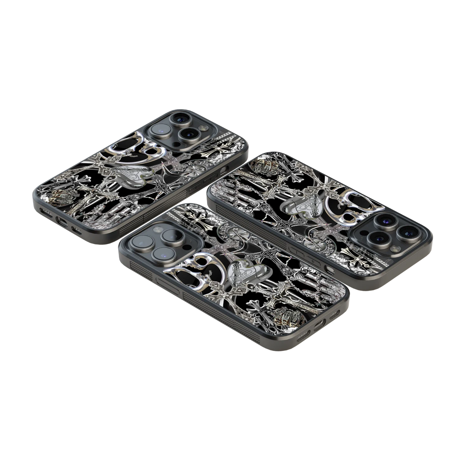 Luxury Glass Back Mobile Cover for iPhone, Samsung Galaxy, OnePlus, Pixel, Redmi & More