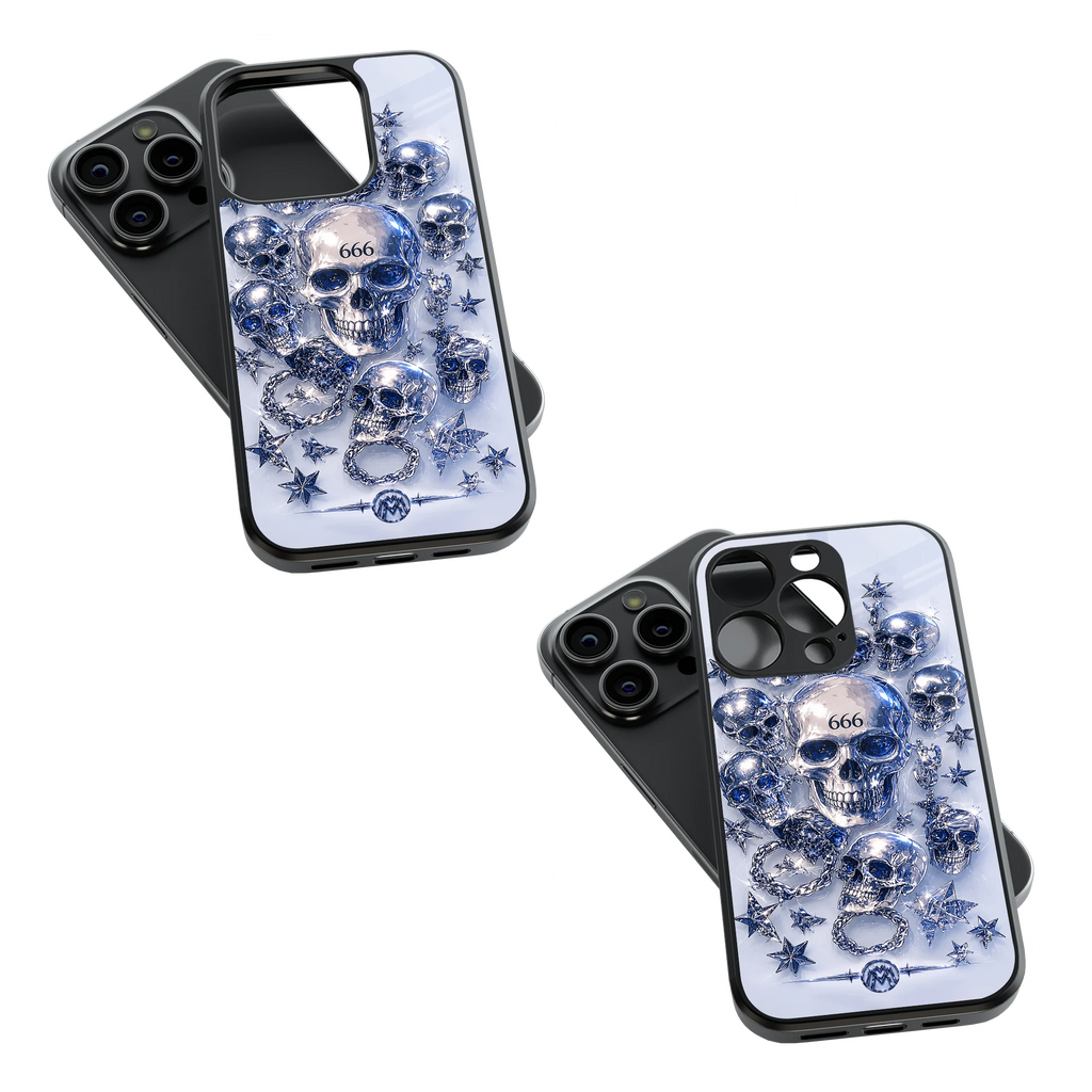 Trendy Glass Back Mobile Case for iPhone, Samsung, Redmi, OnePlus, Google Pixel, Motorola