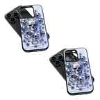 Trendy Glass Back Mobile Case for iPhone, Samsung, Redmi, OnePlus, Google Pixel, Motorola