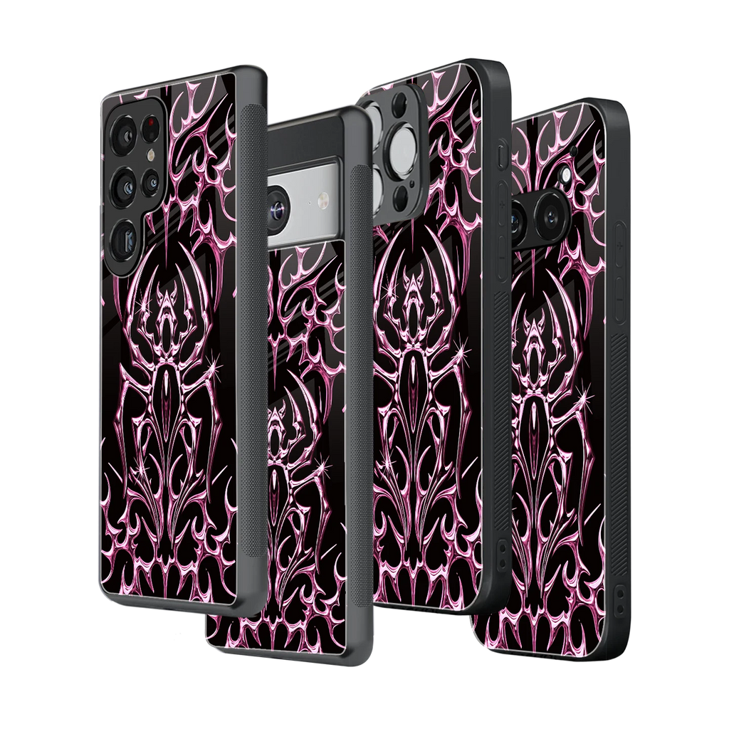 Stylish Glass Back Case for All Smartphones iPhone, Samsung, OnePlus, Pixel, Redmi, Oppo, Vivo, Motorola