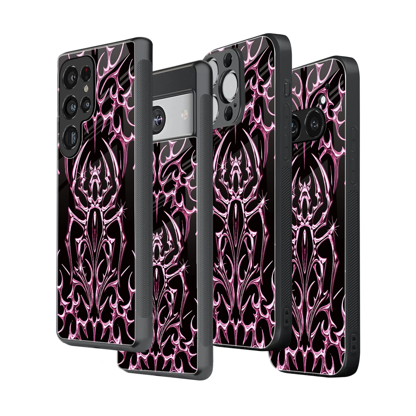 Stylish Glass Back Case for All Smartphones iPhone, Samsung, OnePlus, Pixel, Redmi, Oppo, Vivo, Motorola