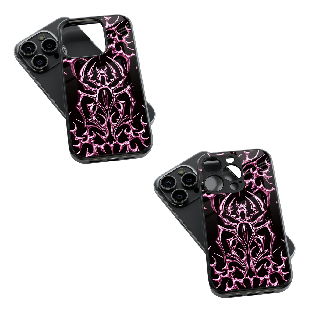 Trendy Glass Back Mobile Case for iPhone, Samsung, Redmi, OnePlus, Google Pixel, Motorola