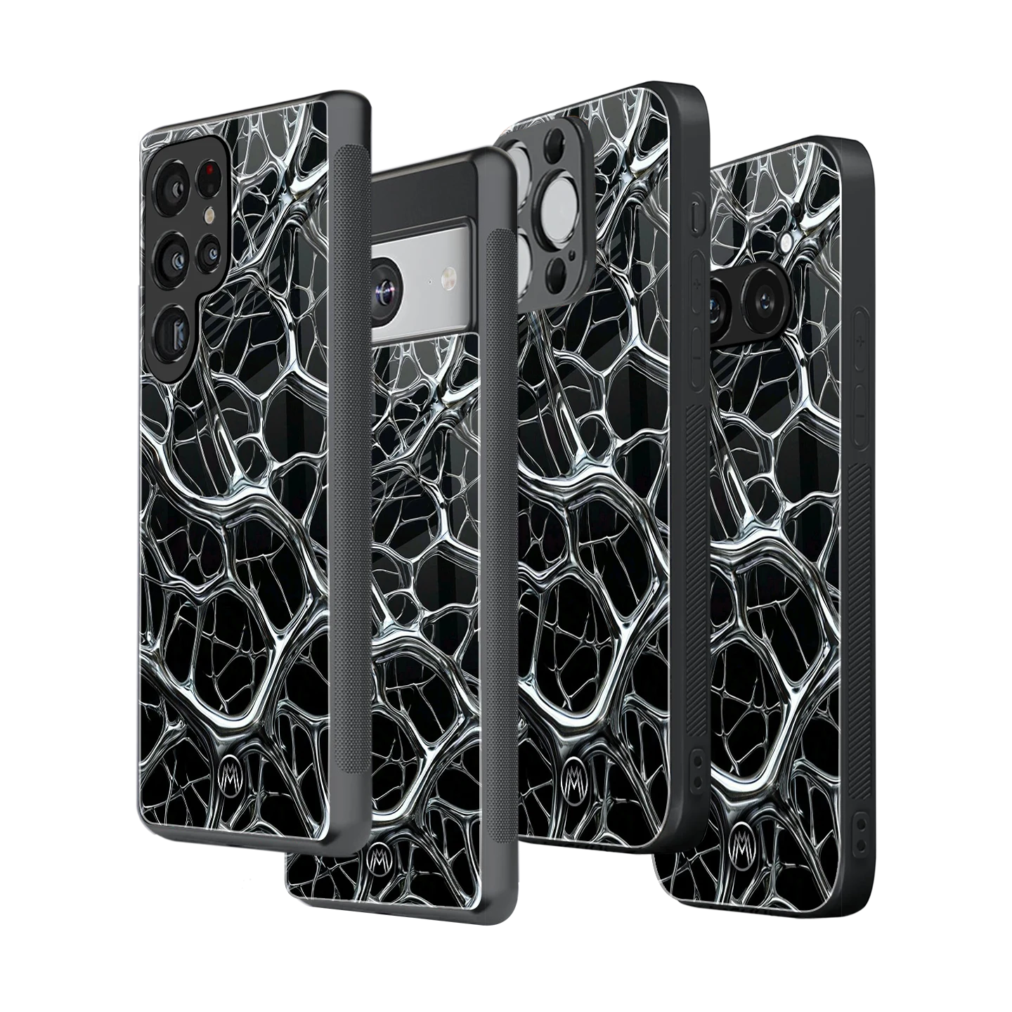 Stylish Glass Back Case for All Smartphones iPhone, Samsung, OnePlus, Pixel, Redmi, Oppo, Vivo, Motorola