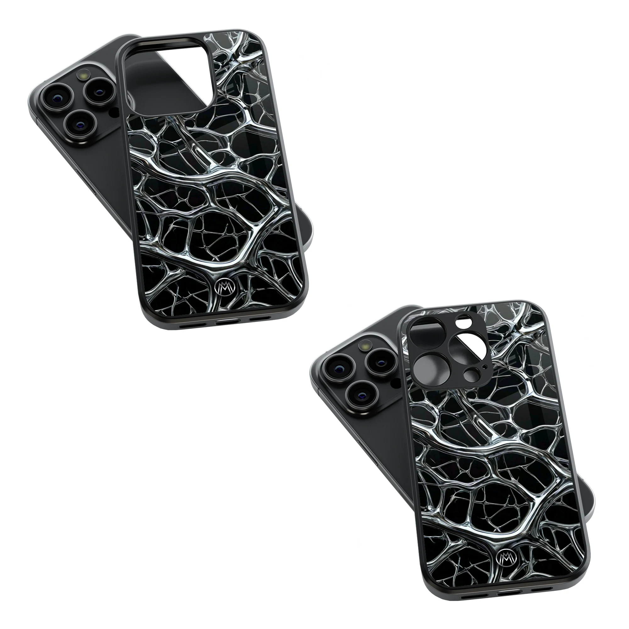 Trendy Glass Back Mobile Case for iPhone, Samsung, Redmi, OnePlus, Google Pixel, Motorola