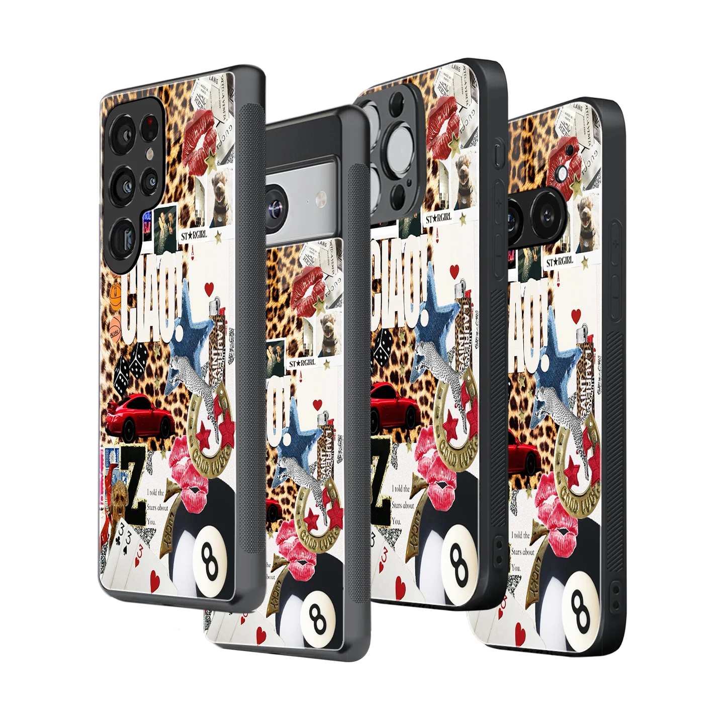 Stylish Glass Back Case for All Smartphones iPhone, Samsung, OnePlus, Pixel, Redmi, Oppo, Vivo, Motorola