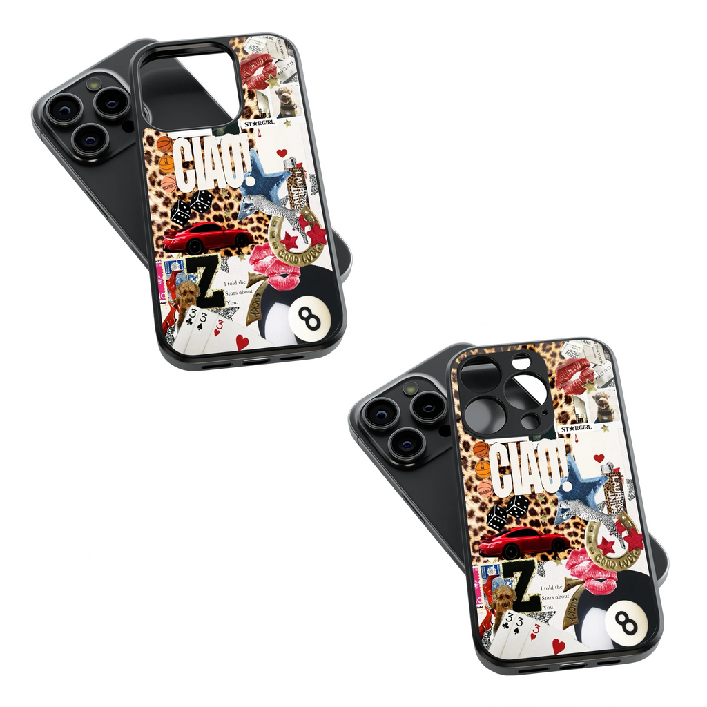 Trendy Glass Back Mobile Case for iPhone, Samsung, Redmi, OnePlus, Google Pixel, Motorola