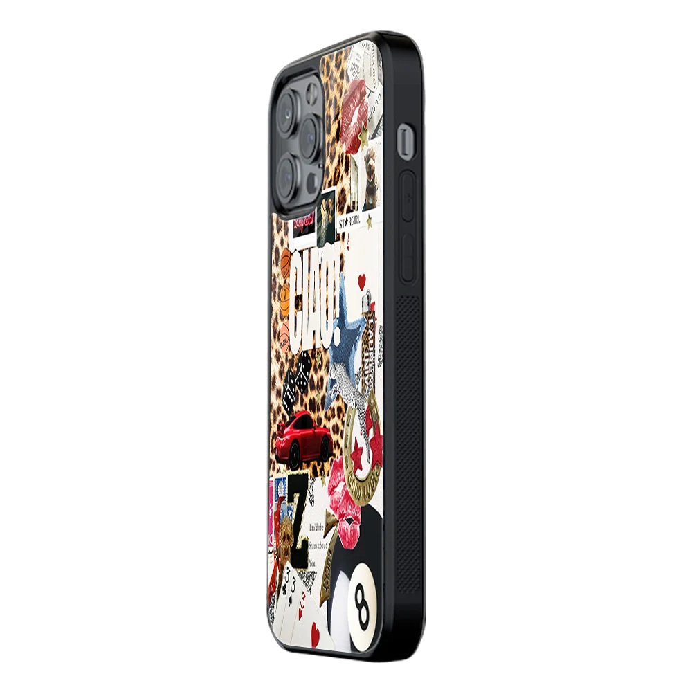 Slim Glass Back Phone Case for Multiple Brands iPhone, Samsung, Redmi, OnePlus, Oppo, Vivo