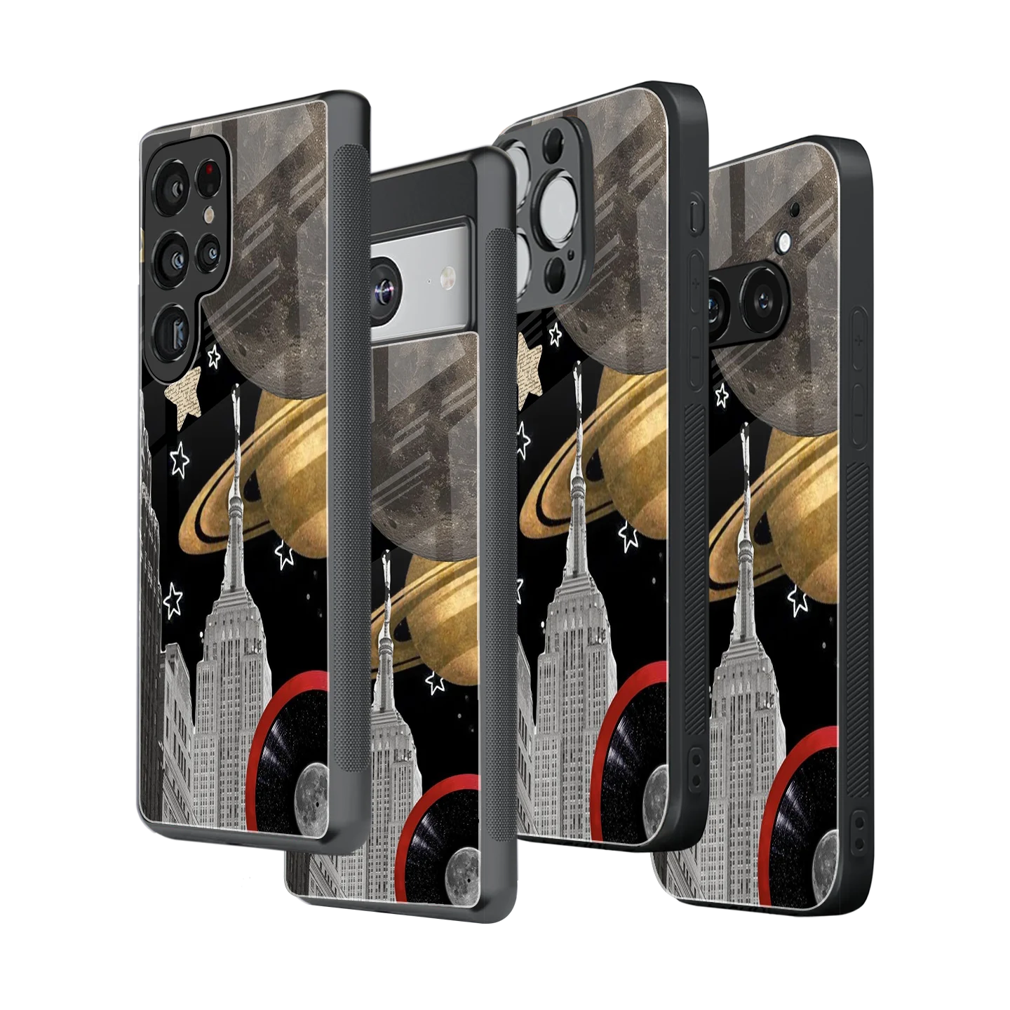 Stylish Glass Back Case for All Smartphones iPhone, Samsung, OnePlus, Pixel, Redmi, Oppo, Vivo, Motorola