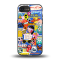 classic collage aesthetic back phone cover | glass case for iphone 16e