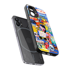classic collage aesthetic back phone cover | glass case for nothing phone 1