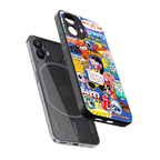 classic collage aesthetic back phone cover | glass case for nothing phone 2