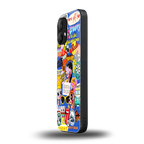 classic collage aesthetic back phone cover | glass case for nothing phone 2