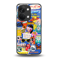 classic collage aesthetic back phone cover | glass case for oneplus nord 3