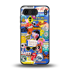 classic collage aesthetic back phone cover | glass case for oneplus nord 4