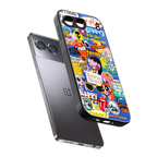 classic collage aesthetic back phone cover | glass case for oneplus nord 4