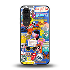 classic collage aesthetic back phone cover | glass case for oneplus nord ce 4 lite