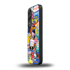 classic collage aesthetic back phone cover | glass case for oneplus nord ce 4