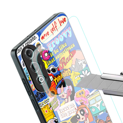 classic collage aesthetic back phone cover | glass case for oneplus nord ce 4