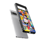 classic collage aesthetic back phone cover | glass case for google pixel 7 pro