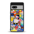 classic collage aesthetic back phone cover | glass case for Google Pixel 7A
