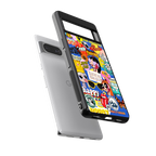 classic collage aesthetic back phone cover | glass case for Google Pixel 8