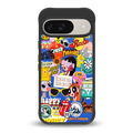 classic collage aesthetic back phone cover | glass case for google pixel 9