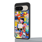 classic collage aesthetic back phone cover | glass case for google pixel 9