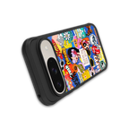 classic collage aesthetic back phone cover | glass case for google pixel 9