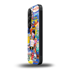 classic collage aesthetic back phone cover | glass case for samsung galaxy s23 plus