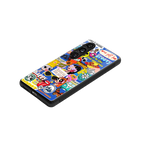classic collage aesthetic back phone cover | glass case for samsung galaxy s24 fe