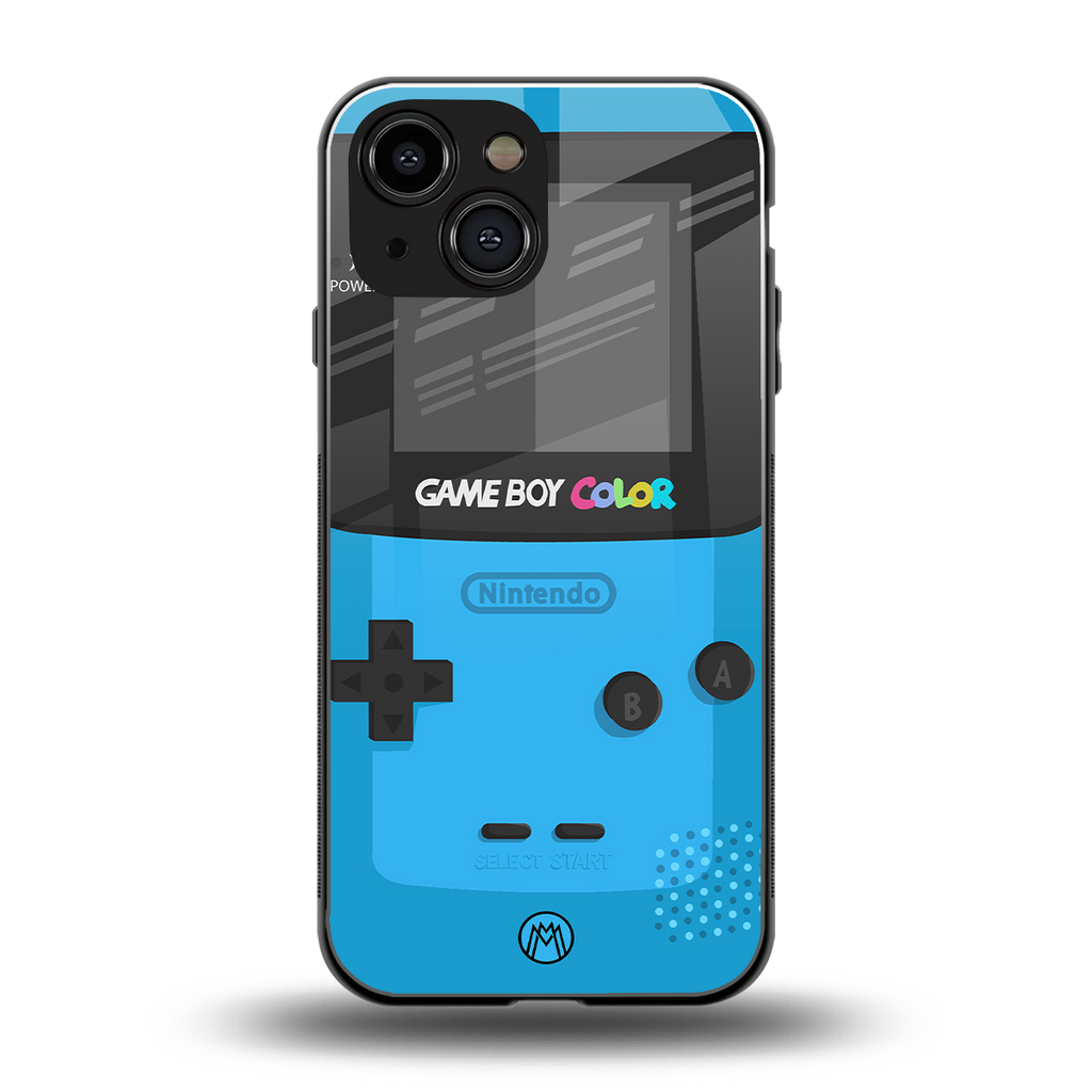 classic color gameboy back phone cover | glass case for iphone 13 mini