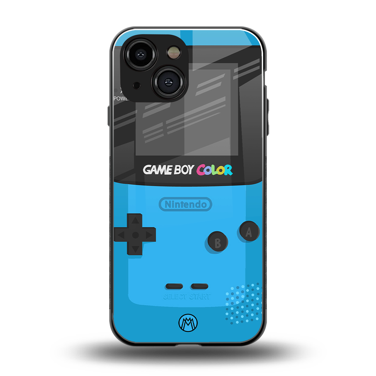 classic color gameboy back phone cover | glass case for iphone 13 mini