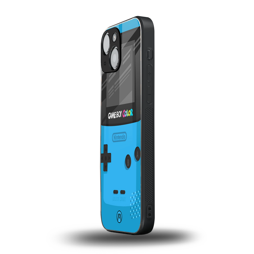 classic color gameboy back phone cover | glass case for iphone 13 mini