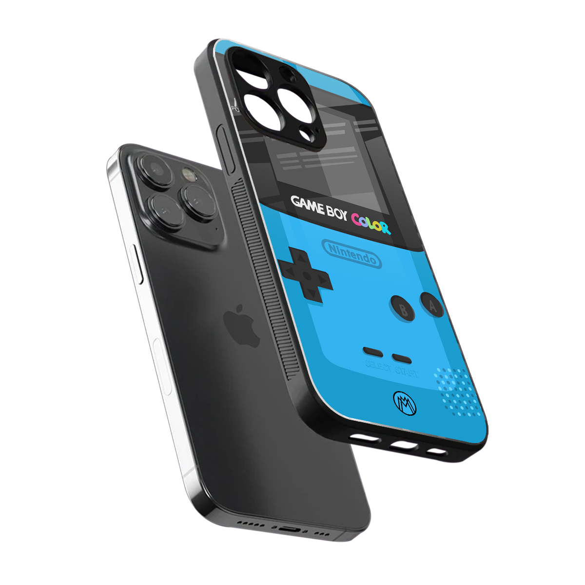 classic color gameboy back phone cover | glass case for iphone 13 pro max