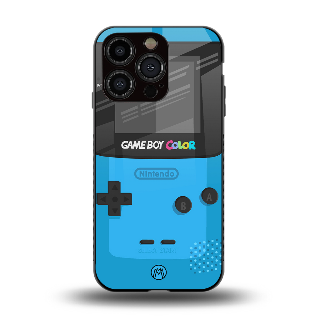 classic color gameboy back phone cover | glass case for iphone 13 pro