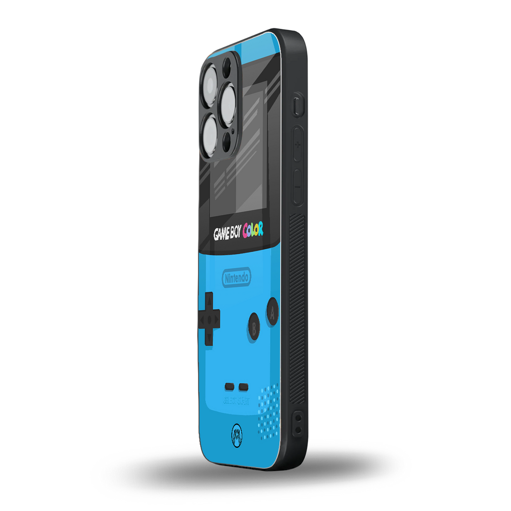 classic color gameboy back phone cover | glass case for iphone 14 pro max