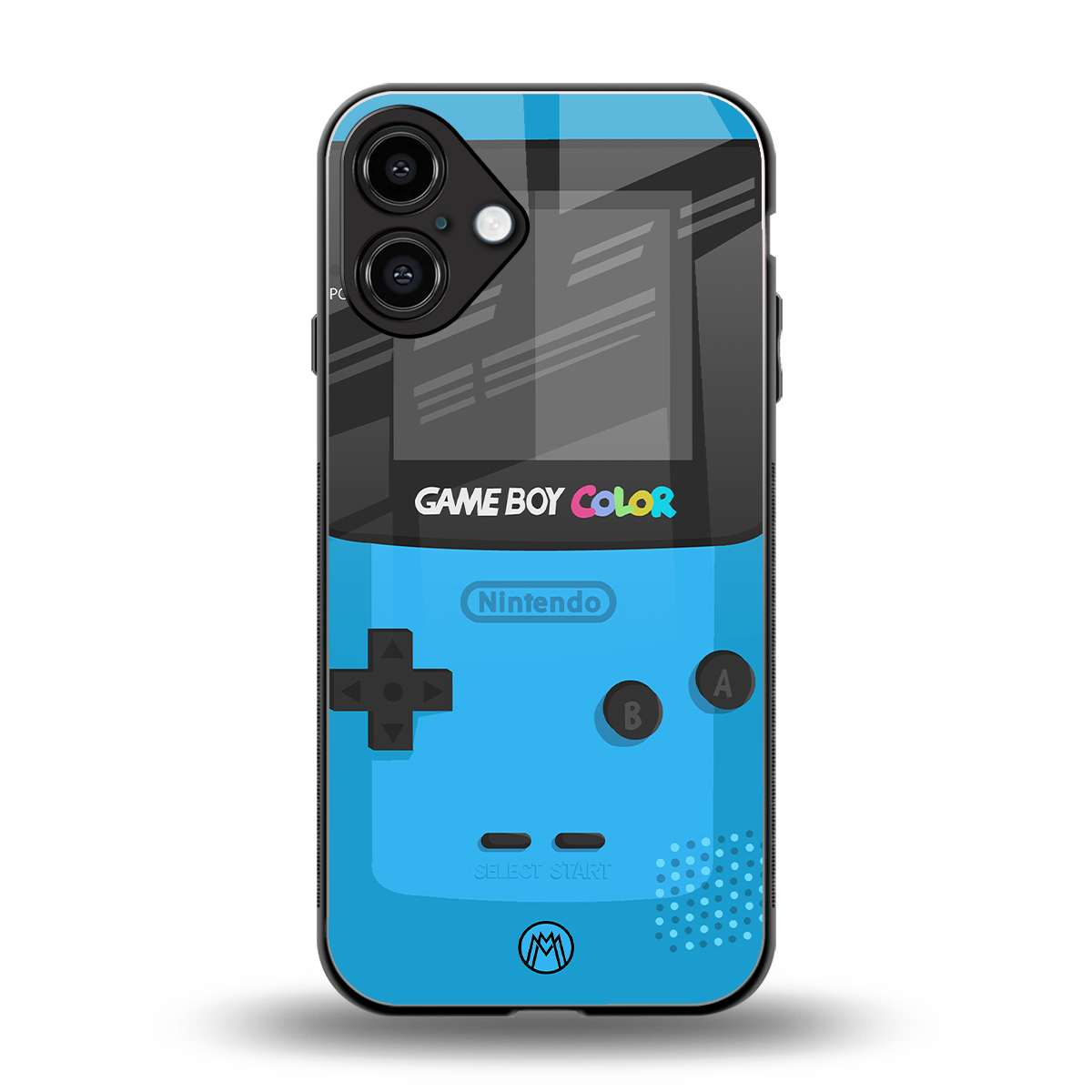 classic color gameboy back phone cover | glass case for iphone 16 plus