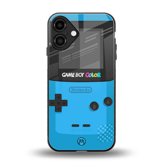 classic color gameboy back phone cover | glass case for iphone 16 plus