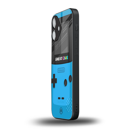 classic color gameboy back phone cover | glass case for iphone 16