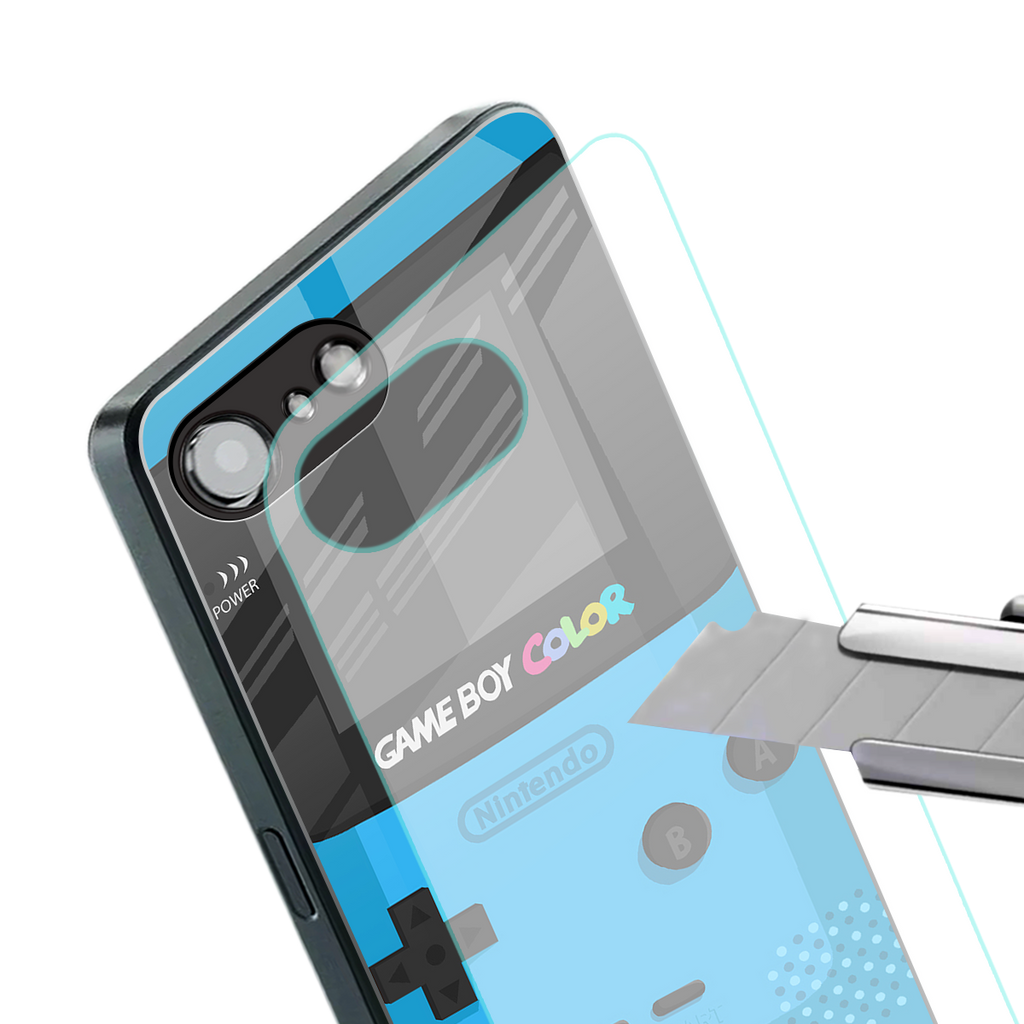 classic color gameboy back phone cover | glass case for iphone 16e