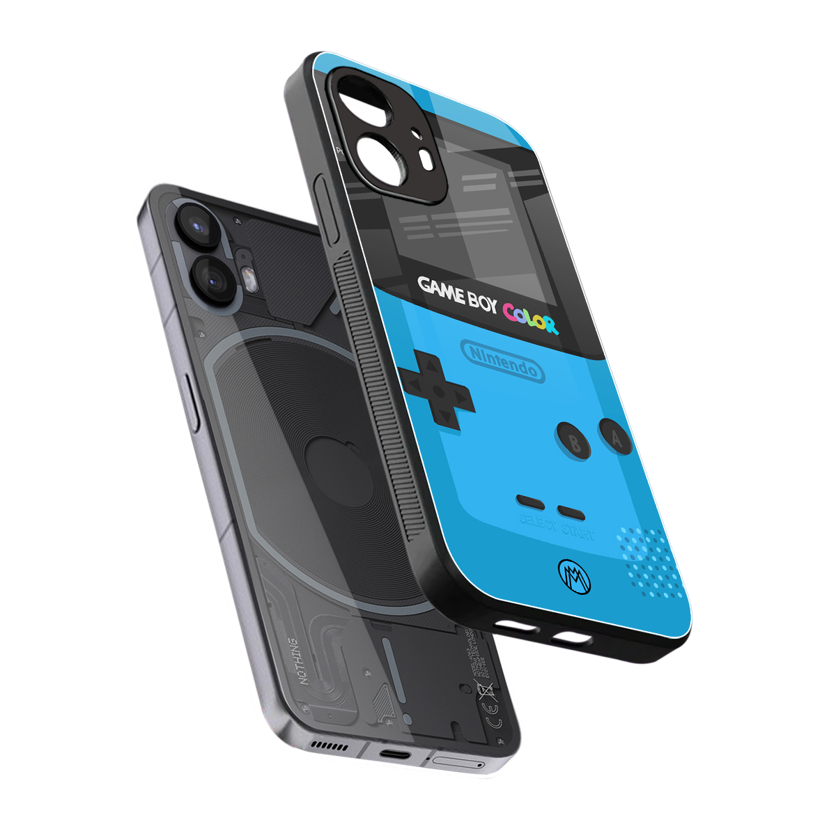 classic color gameboy back phone cover | glass case for nothing phone 2