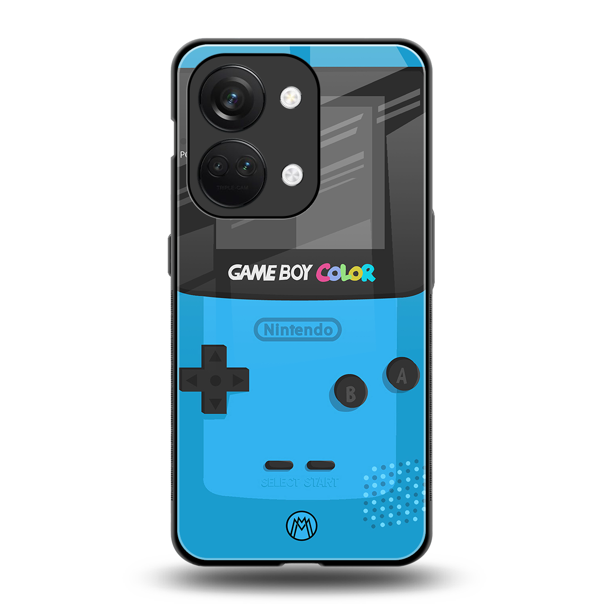 classic color gameboy back phone cover | glass case for oneplus nord 3