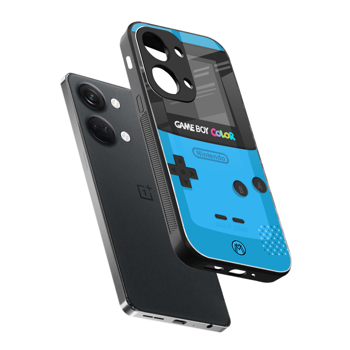 classic color gameboy back phone cover | glass case for oneplus nord 3