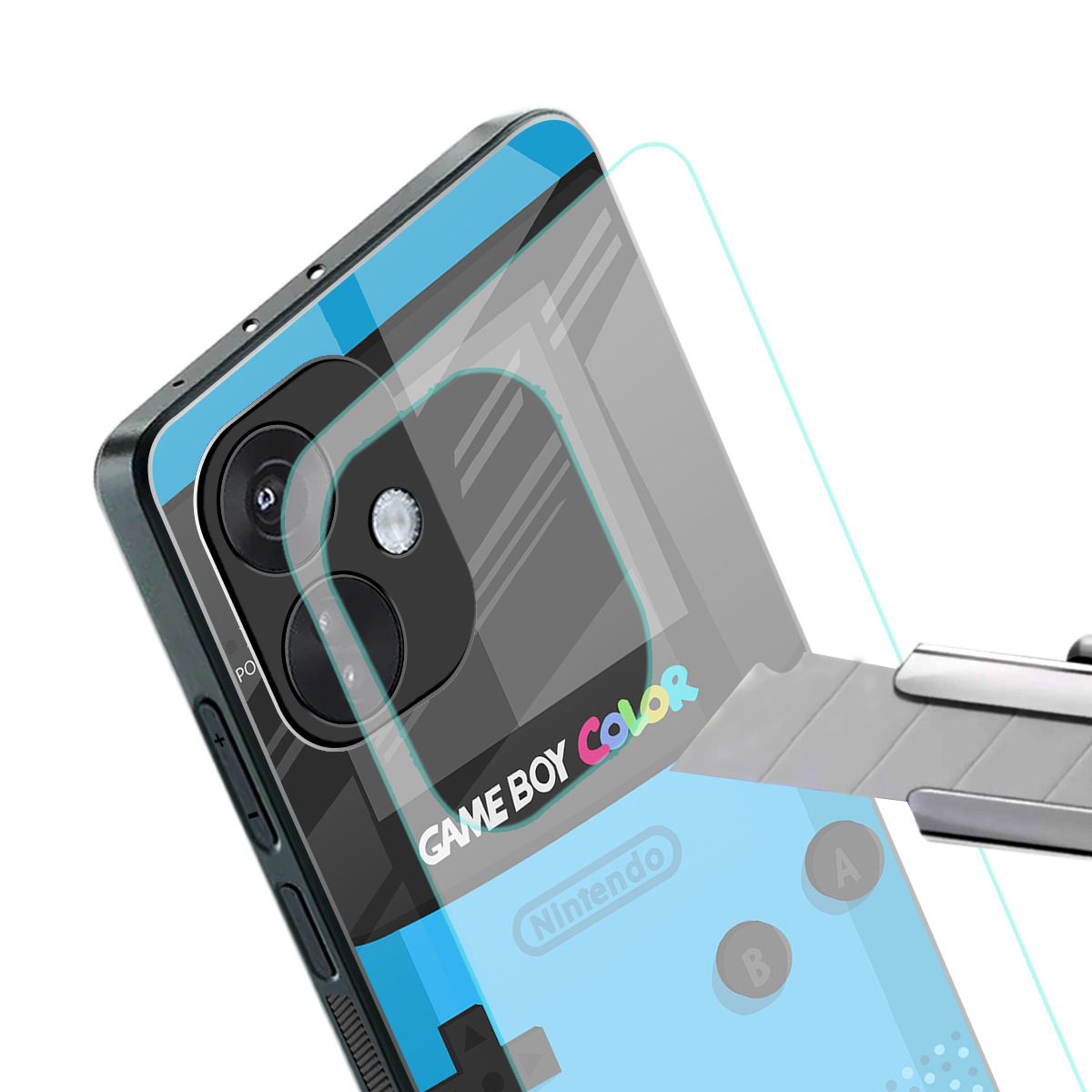 classic color gameboy back phone cover | glass case for oneplus nord ce 3