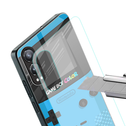 classic color gameboy back phone cover | glass case for oneplus nord ce 4 lite