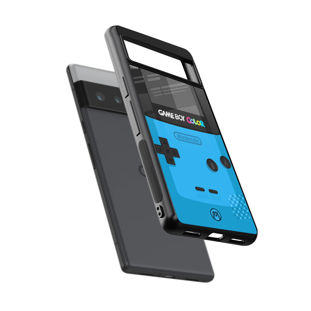 classic color gameboy back phone cover | glass case for google pixel 6 pro