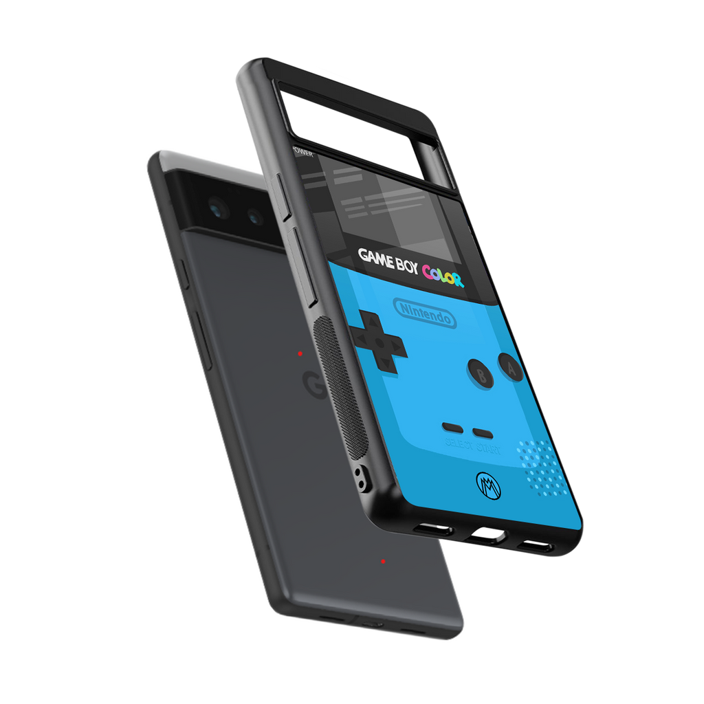 classic color gameboy back phone cover | glass case for google pixel 6