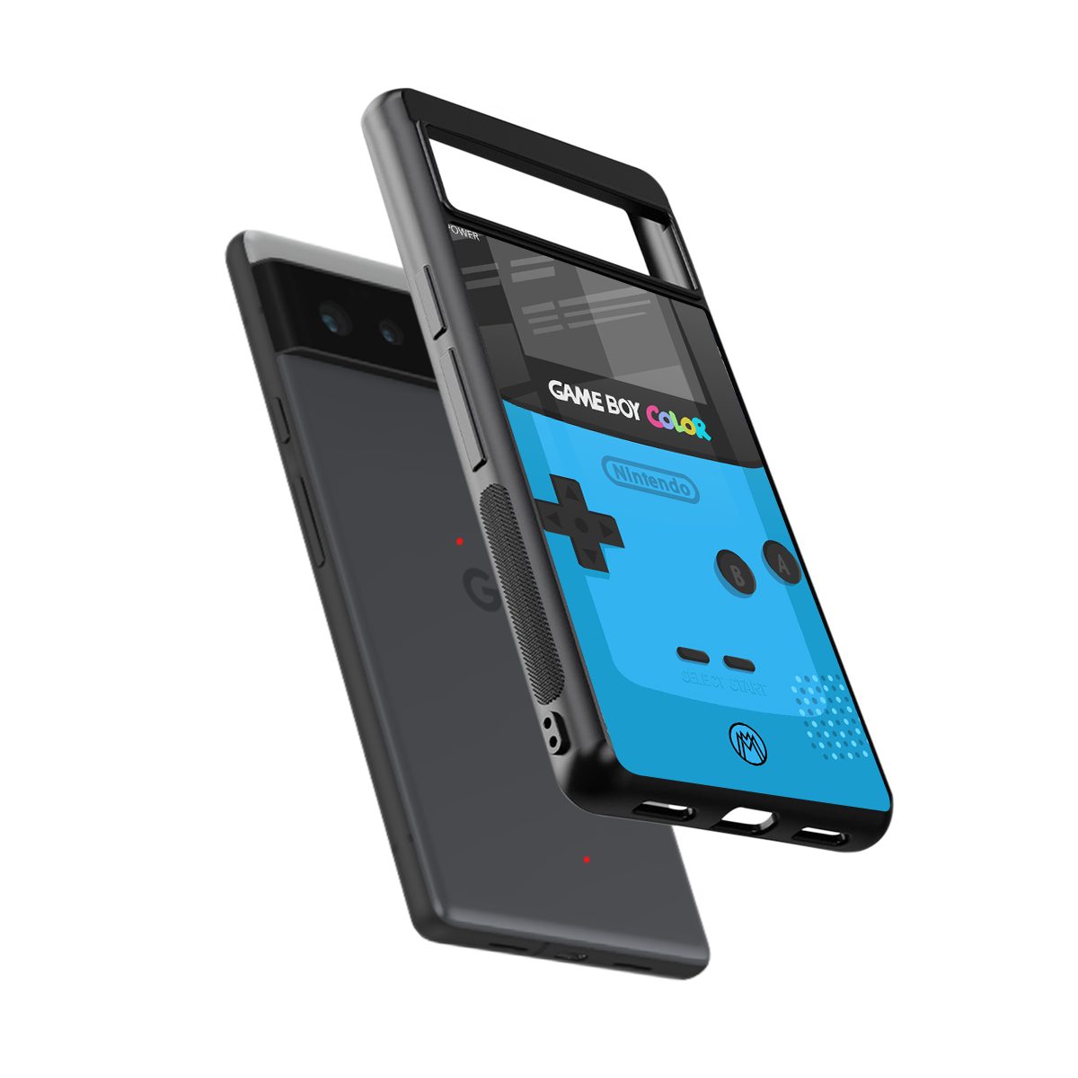 classic color gameboy back phone cover | glass case for google pixel 6