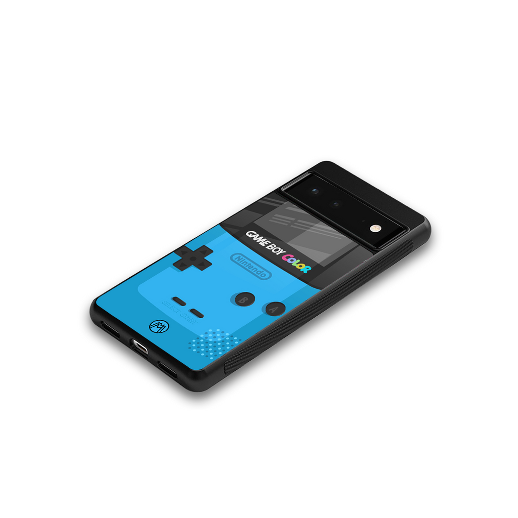 classic color gameboy back phone cover | glass case for Google Pixel 6A