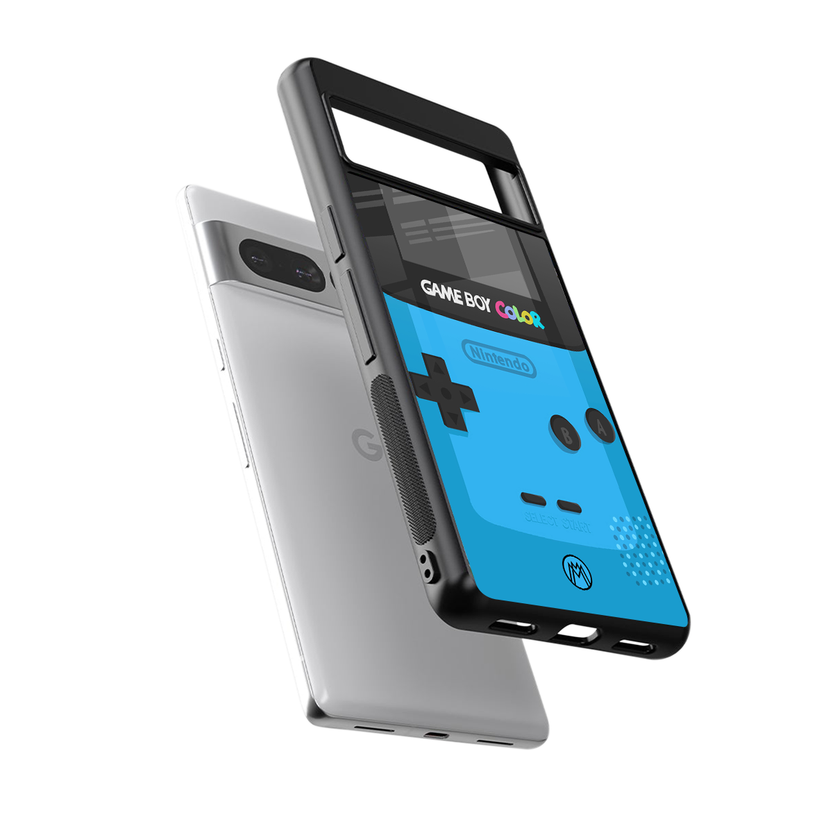 classic color gameboy back phone cover | glass case for google pixel 7 pro